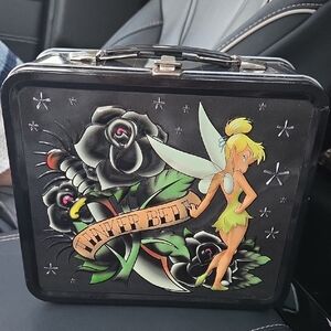 Loungefly Tinkerbell Black Lunchbox Grunge
